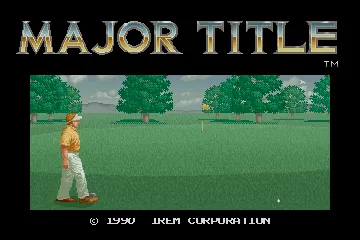 Major Title (Japan) screen shot title